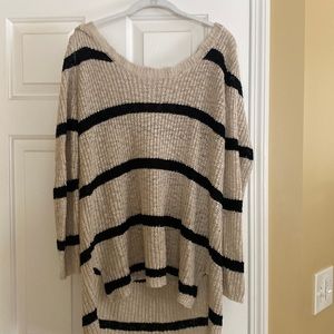 Oversized sweater - looks great with leggings and boots or skinny jeans!